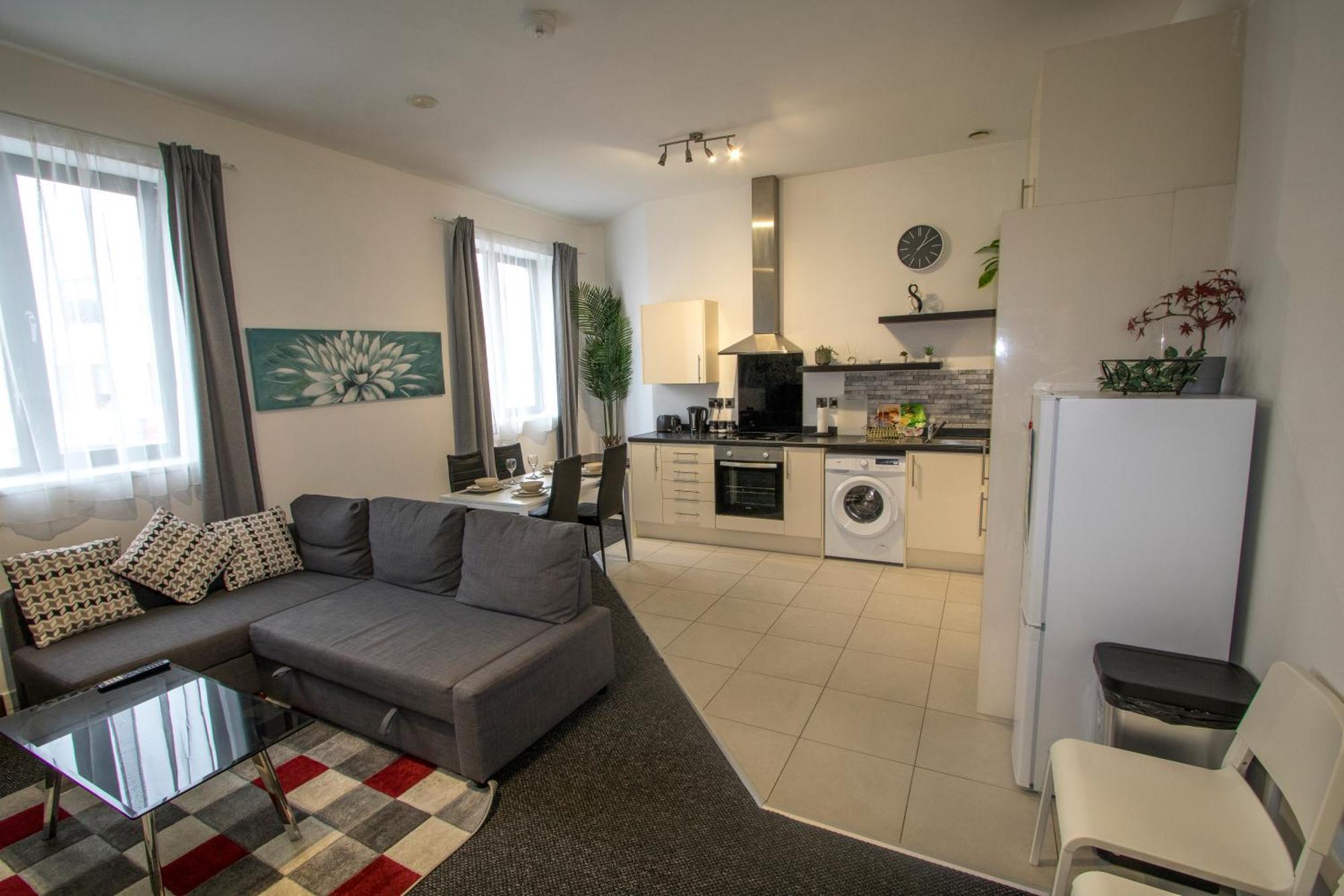 Ideal For Groups - 2 Bedroom Apartment - Free Parking, Transit Links, Close To Stadiums Manchester Exteriör bild